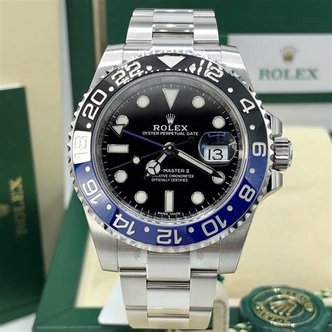 rolex gmt batman usati|rolex gmt master 2 batman.